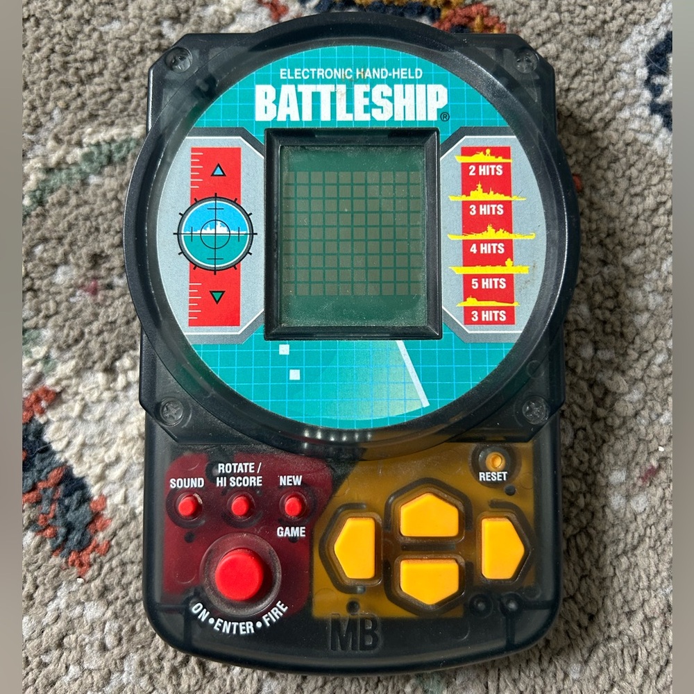 Vintage Battleship Handheld Game